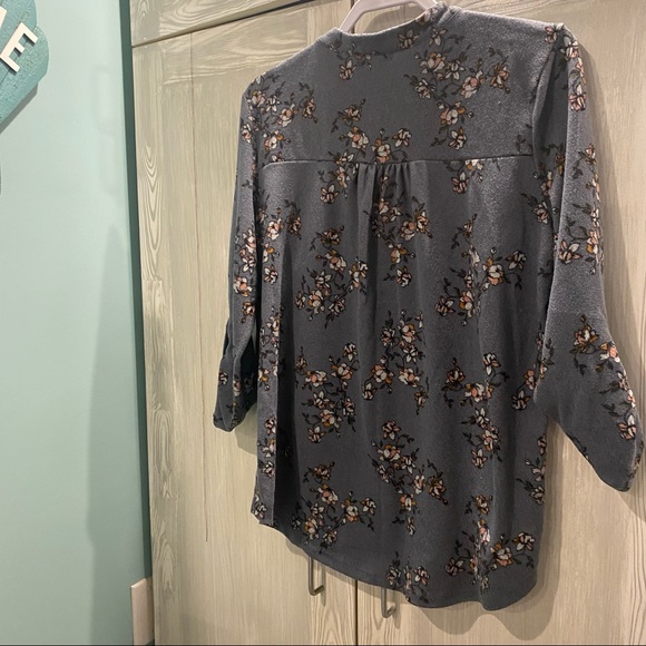 Womens Angel Half Zip 3/4 sleeve Sweater Size Large - Picture 5 of 7